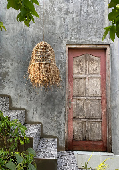 Το κρεμαστό φωτιστικό "Casita" - Φυσικό - L