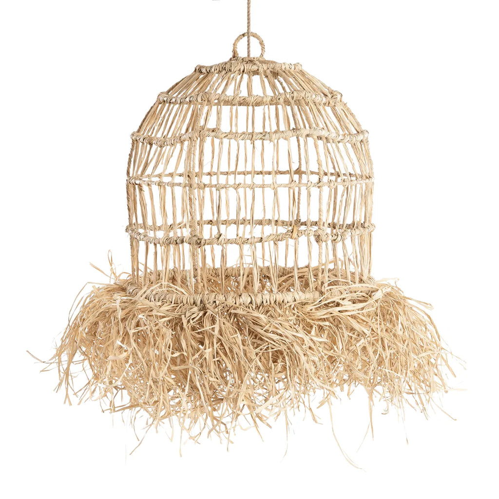 Lampe suspendue "Casita" - Naturelle - S