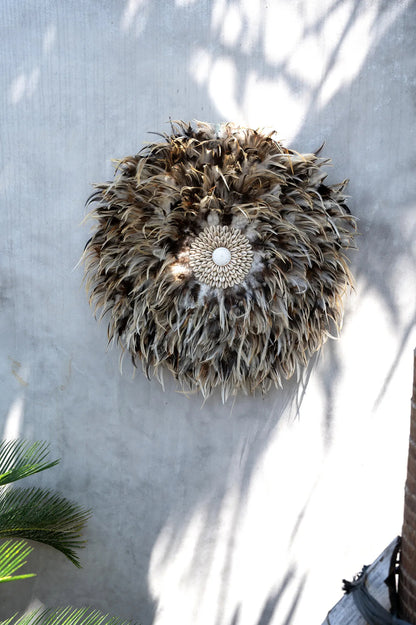 Decoração de parede "Coastal Juju" - Castanho cinzento - L