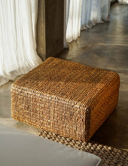 Le Pouf Hyacinthe - Carré - Naturel - M