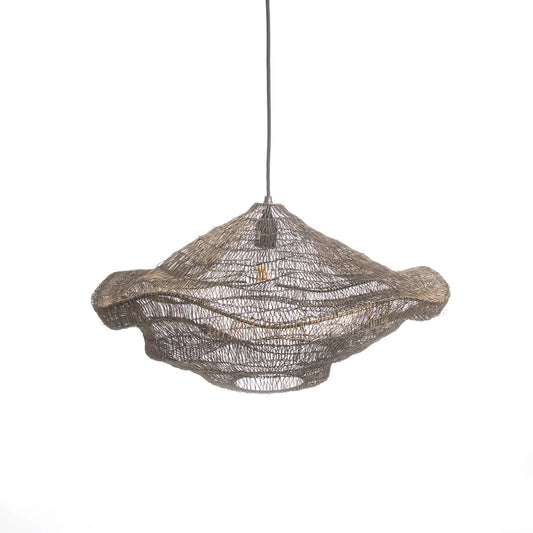 Lampada a sospensione "Oyster" - Ottone - M