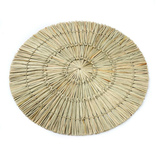 The "Alang Alang" Placemat - Round - Natural - Balinaya