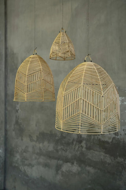 The "Bala" Pendant Lamp - Natural - L - Balinaya