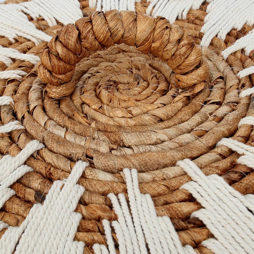 The Banana Leaf Stitched Laundry Basket - M - Balinaya