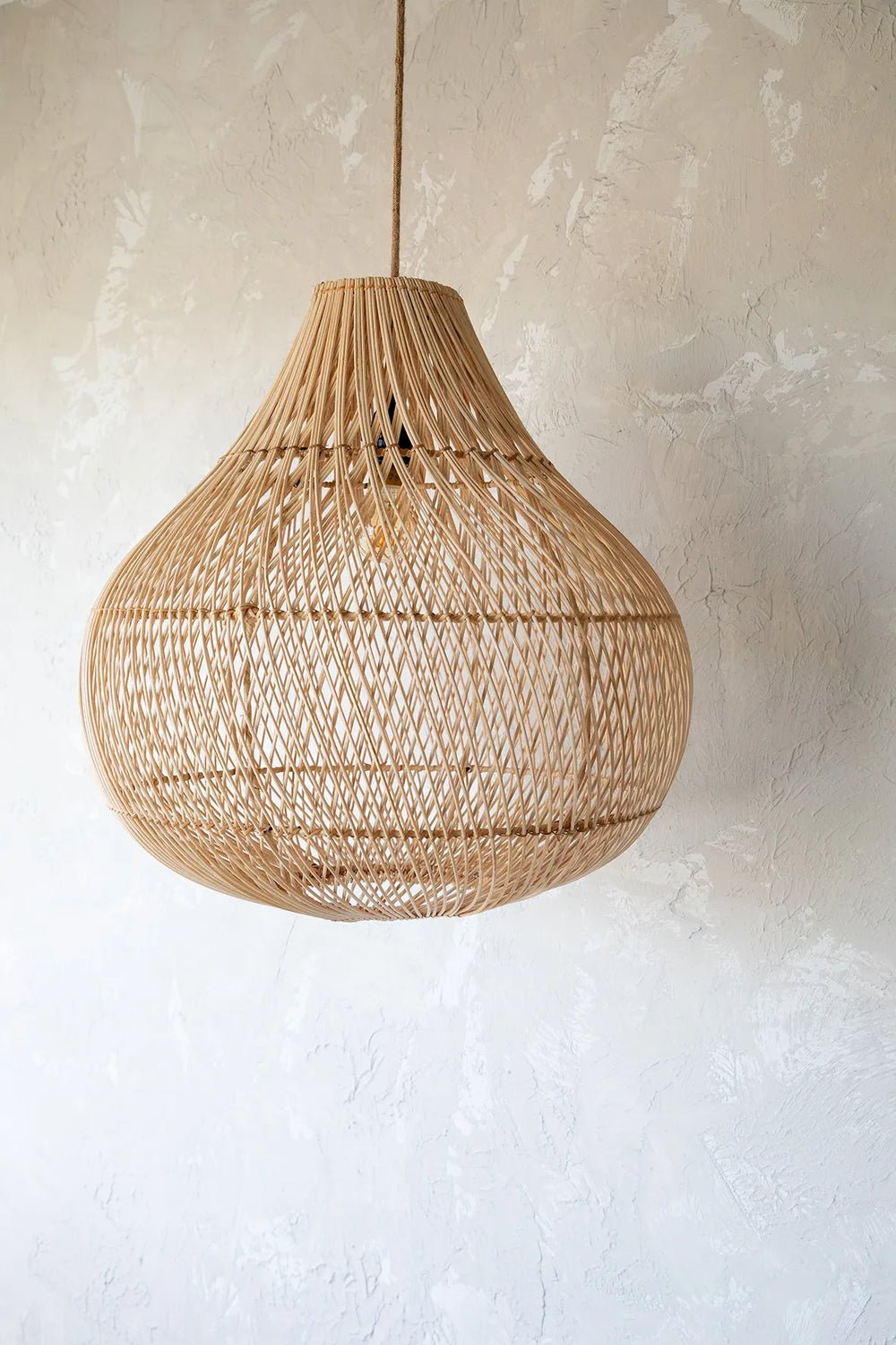 The Bottle Pendant Lamp - Natural - M - Balinaya