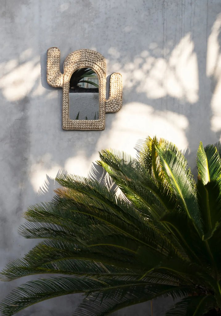 The "Cactus" Shell Mirror - Natural - Balinaya