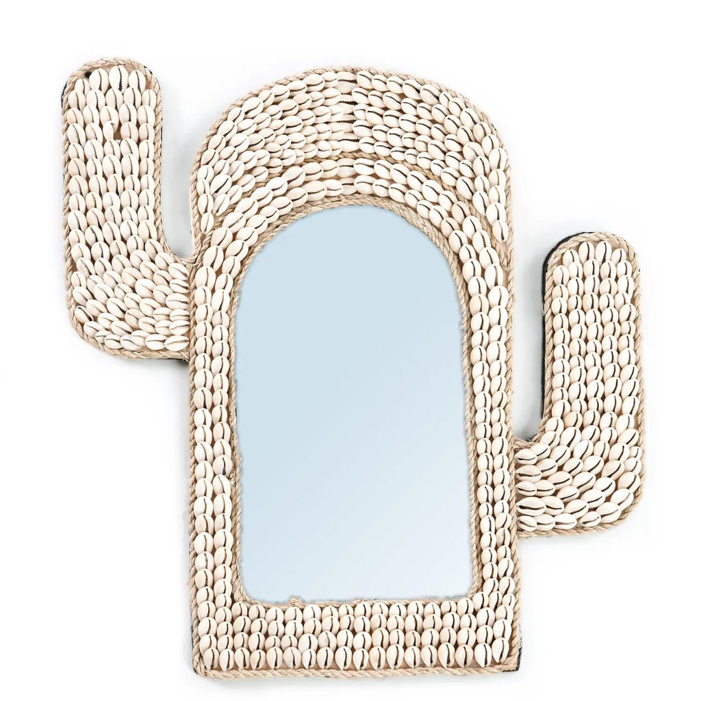 The "Cactus" Shell Mirror - Natural - Balinaya