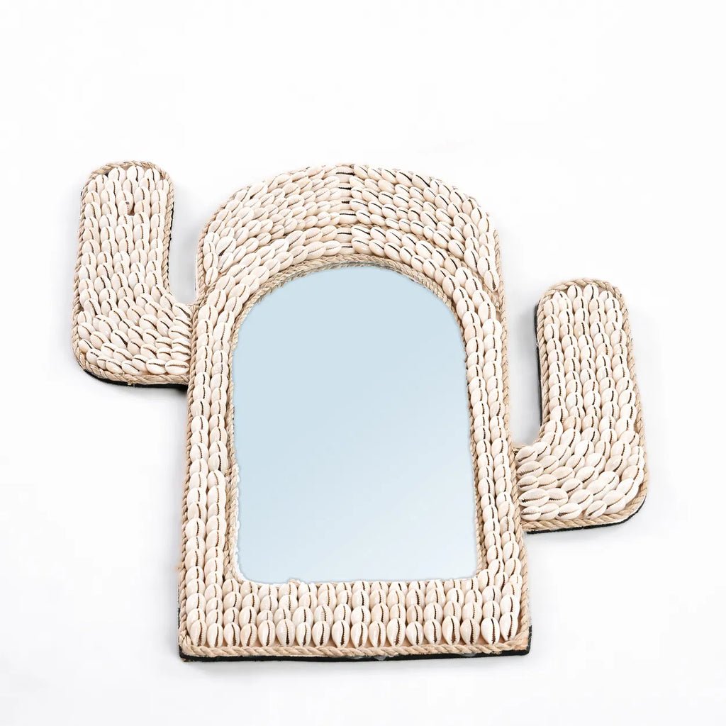 The "Cactus" Shell Mirror - Natural - Balinaya