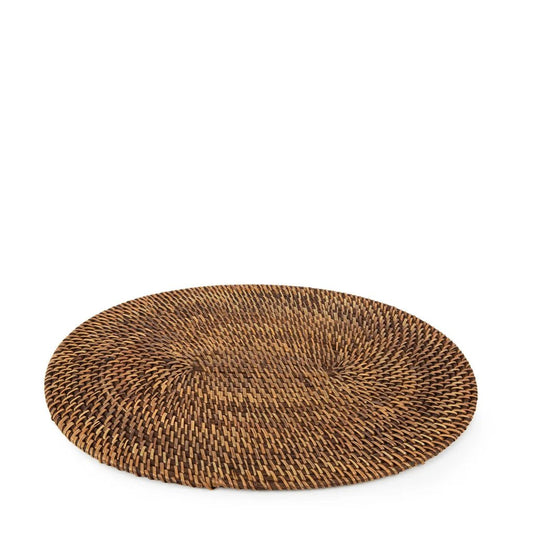 The "Colonial" Oval Placemat - Natural Brown - Balinaya