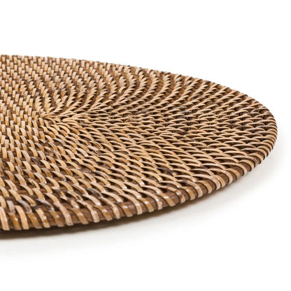 The "Colonial" Oval Placemat - Natural Brown - Balinaya