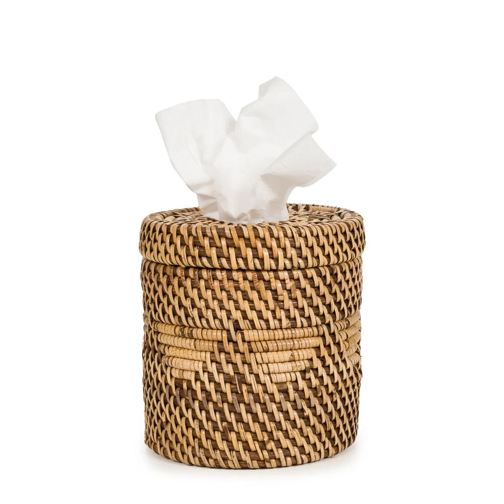 The "Colonial" Tissue Holder - Natural Brown - Balinaya