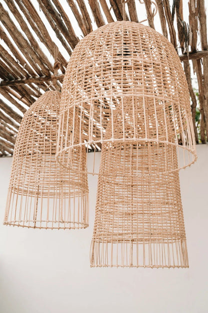 The "Elba" Pendant Lamp - Natural - L - Balinaya