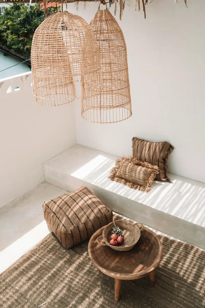 The "Elba" Pendant Lamp - Natural - L - Balinaya