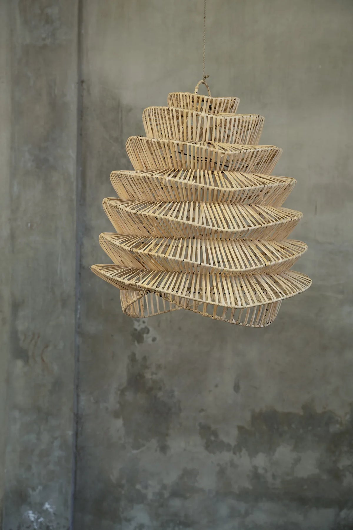 The "Good Vibes" Pendant Lamp - Natural - M - Balinaya