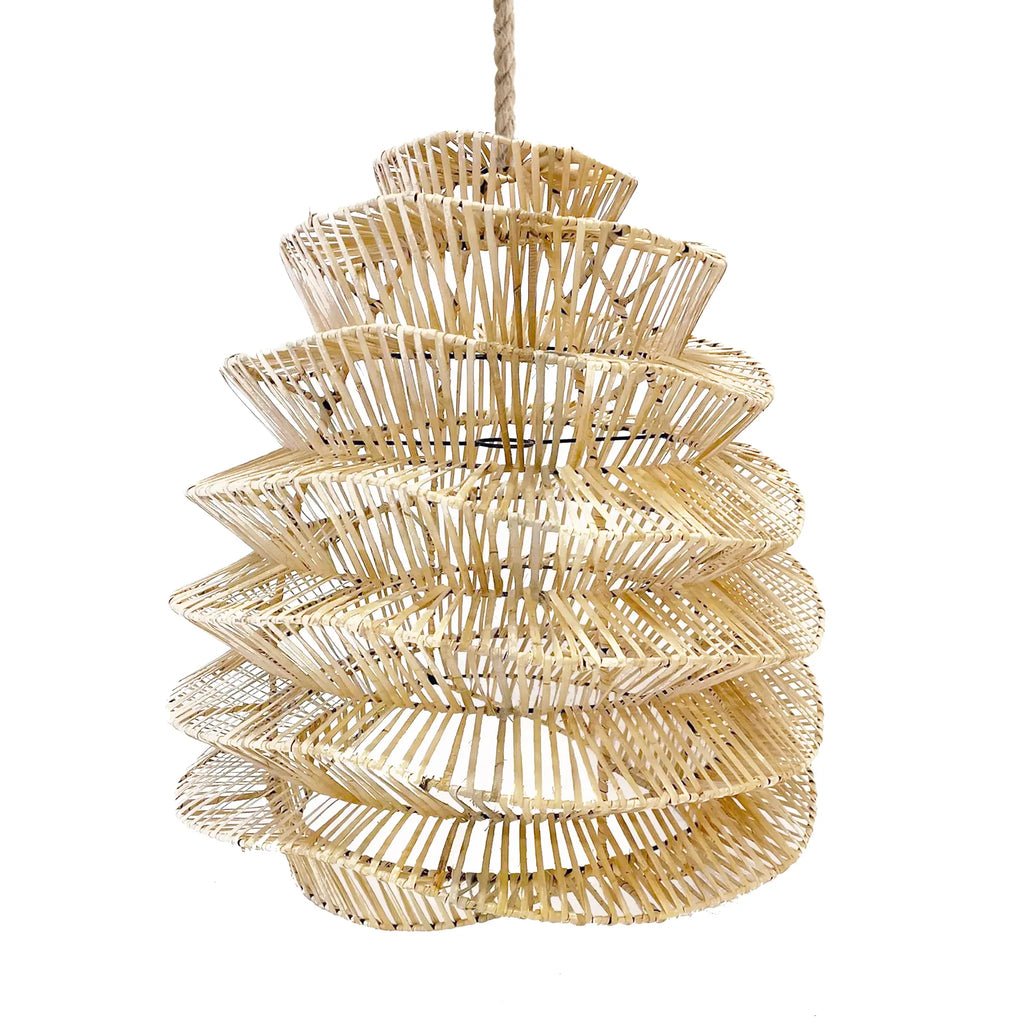 The "Good Vibes" Pendant Lamp - Natural - M - Balinaya