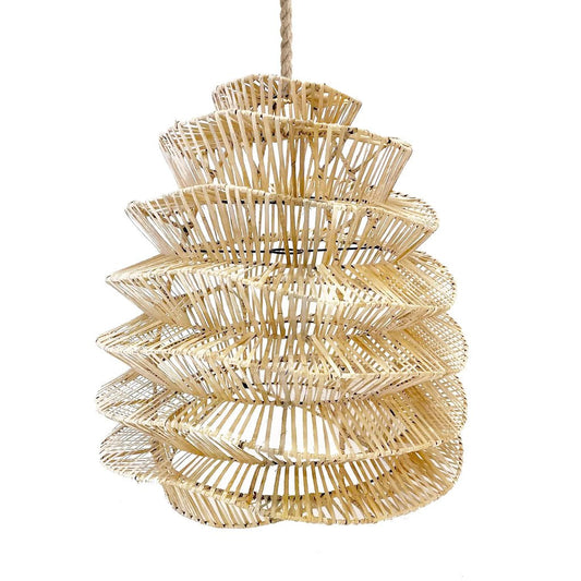 The "Good Vibes" Pendant Lamp - Natural - M - Balinaya