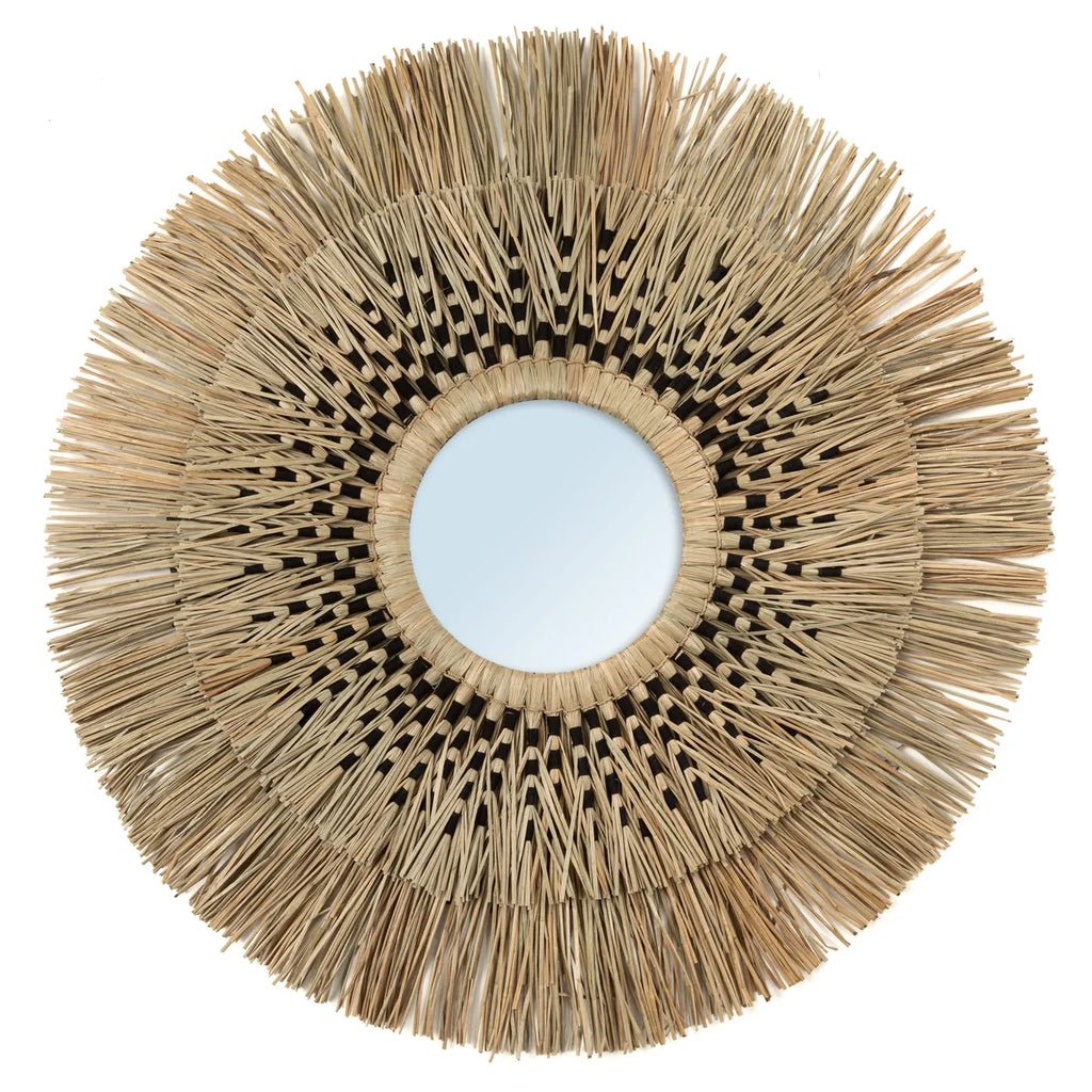 The "Havana" Mirror - Natural Black - L - Balinaya