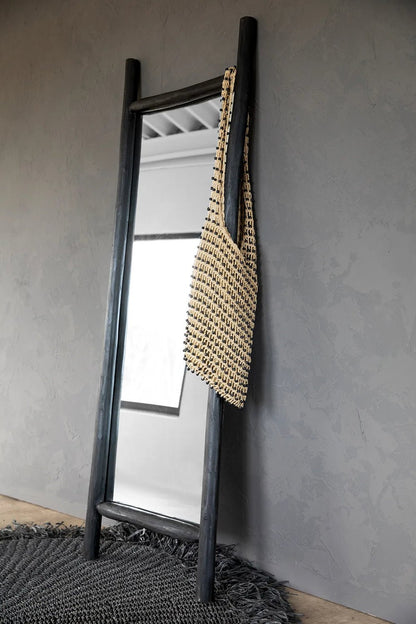 The "Island" Dressing Mirror - Black - Balinaya