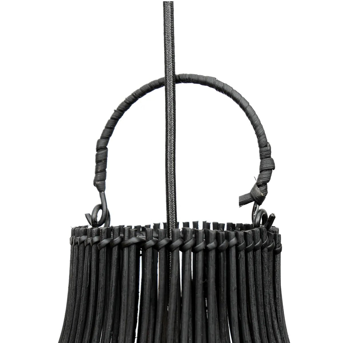 The "Lobster Trap" Pendant Lamp - Black - Balinaya