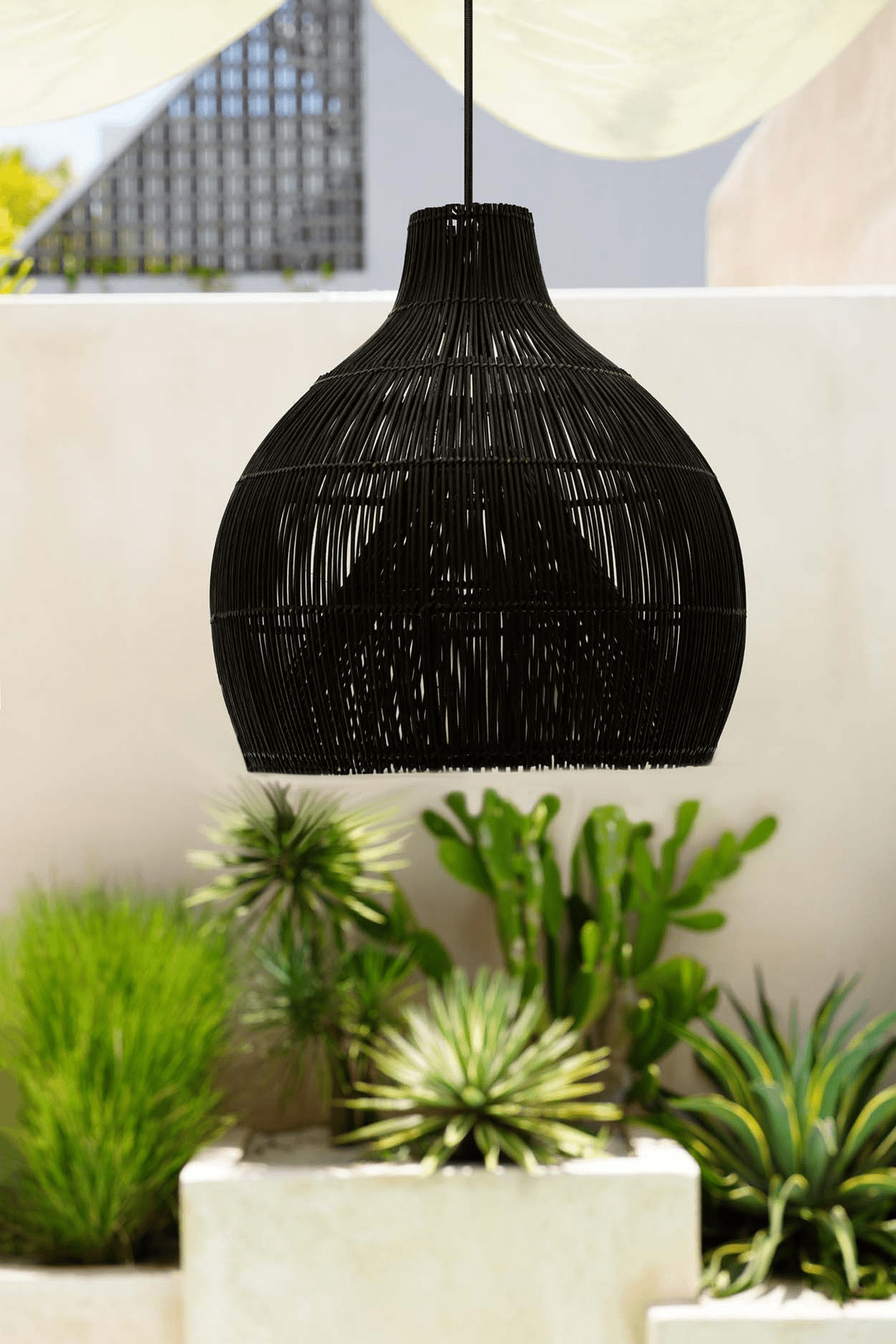 The "Lobster Trap" Pendant Lamp - Black - Balinaya