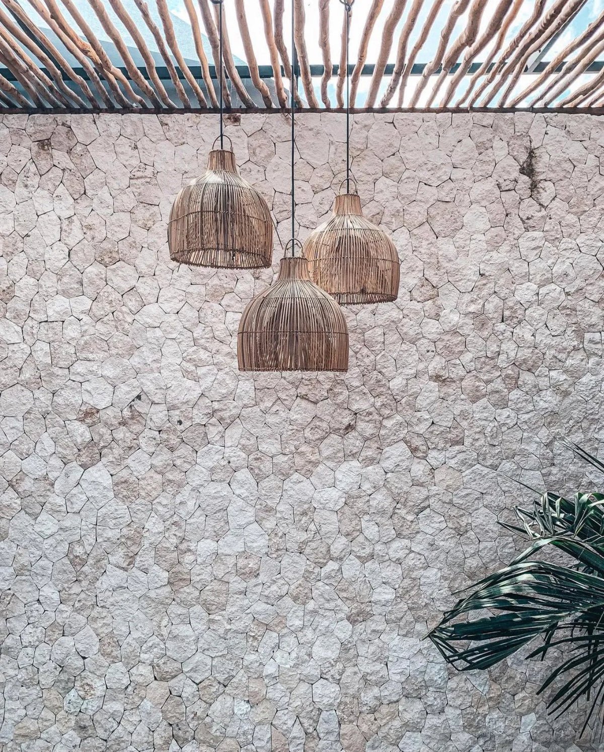 The "Lobster Trap" Pendant Lamp - Natural - Balinaya