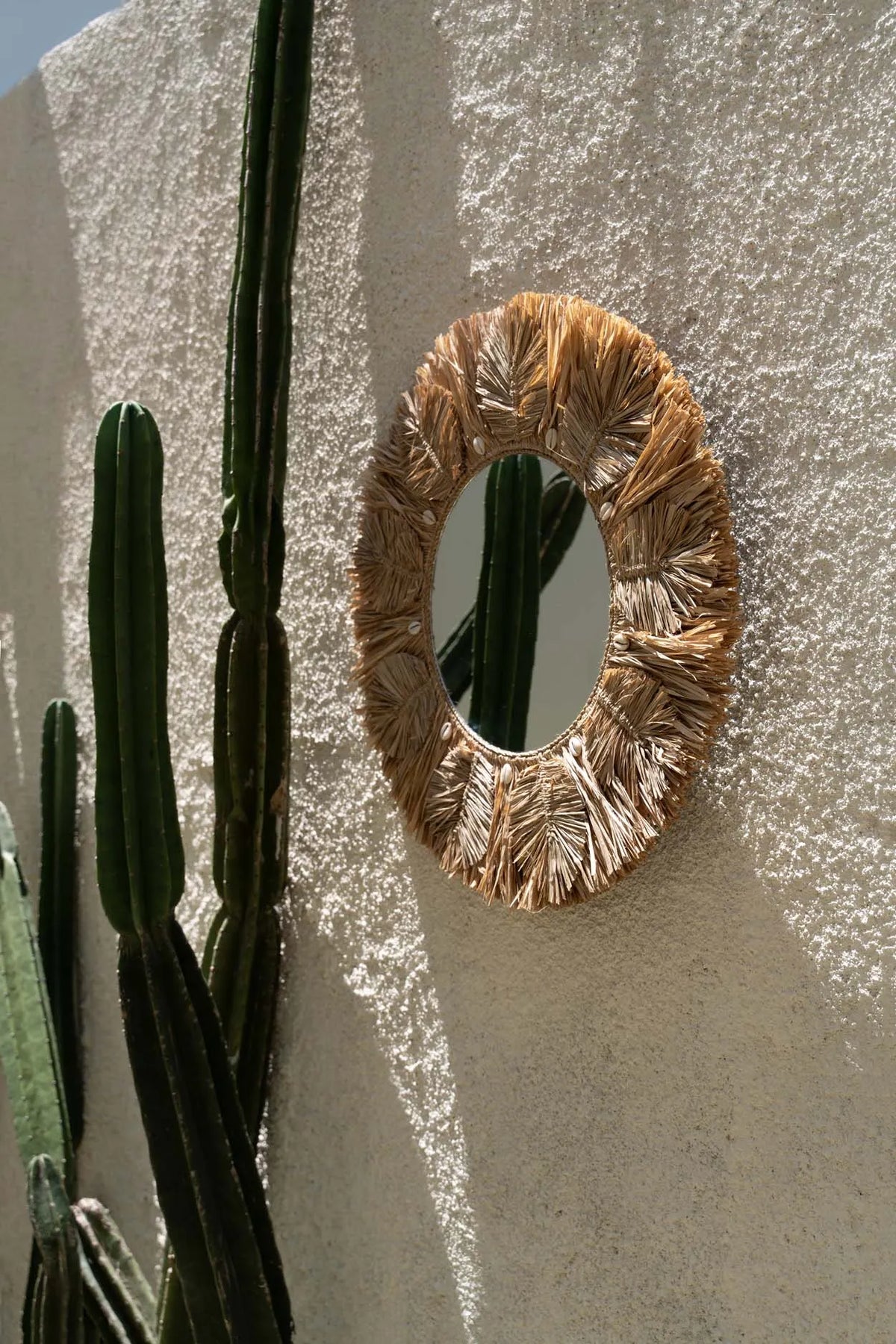 The Palm Tree Mirror - Natural - M - Balinaya