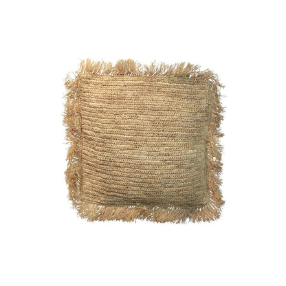 The Raffia Cushion Cover - Square - Natural - 40x40 - Balinaya