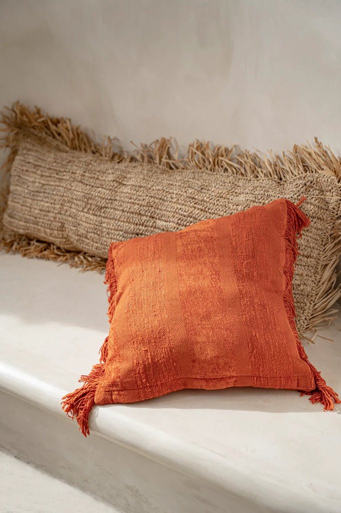 The Raffia Cushion - Natural - 35x100 - Balinaya