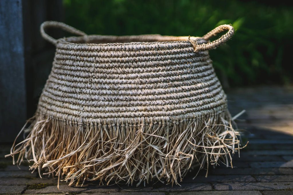 The Raffia Deluxe Basket - Natural - L - Balinaya