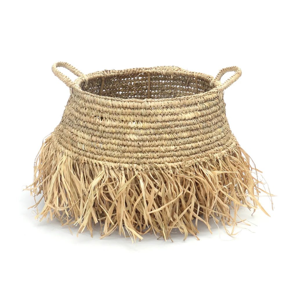 The Raffia Deluxe Basket - Natural - M - Balinaya