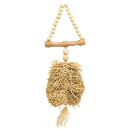 The Raffia Triangle Hanging Decoration - Balinaya