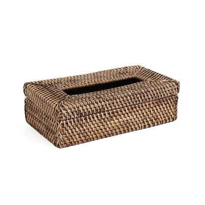 Il Rattan Classic Tissue Box - Marrone naturale