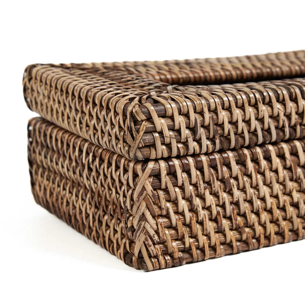 Il Rattan Classic Tissue Box - Marrone naturale