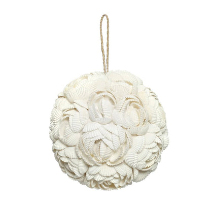 The Rose Shell Ball Pendant - White - L - Balinaya