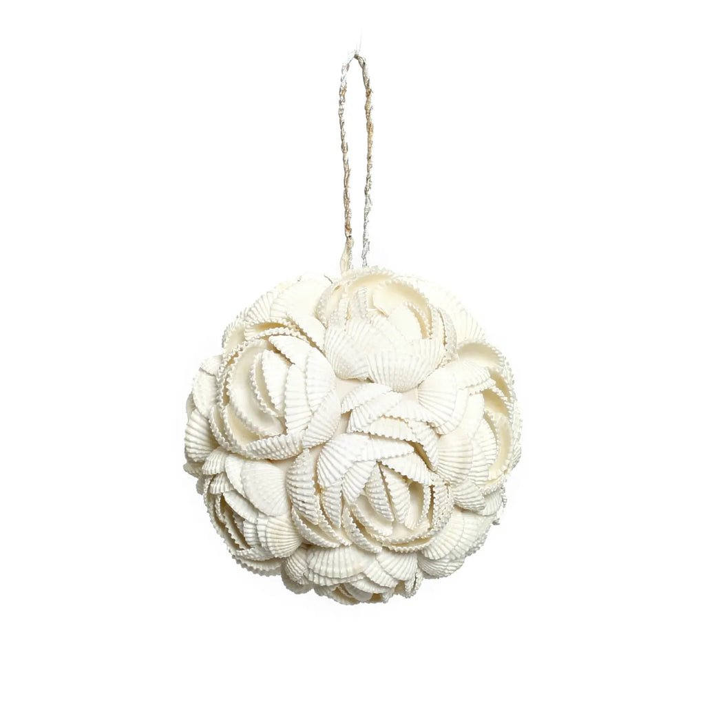 The Rose Shell Ball Pendant - White - M - Balinaya