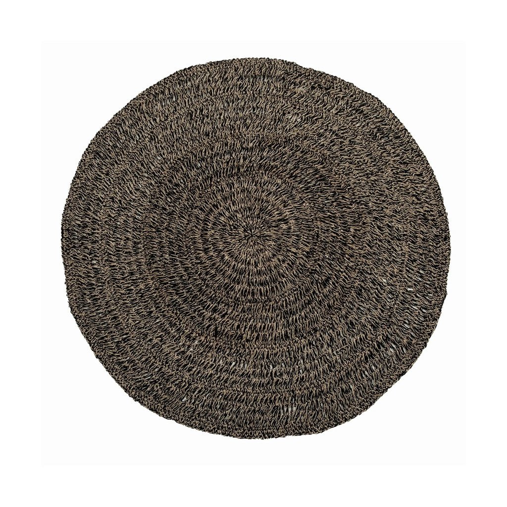 The Sea grass Carpet - Natural Black - 150 - Balinaya