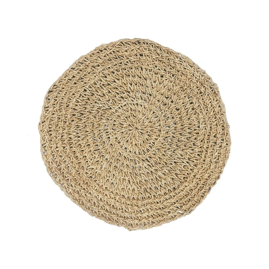 The Sea grass Placemat Round - Natural - Balinaya