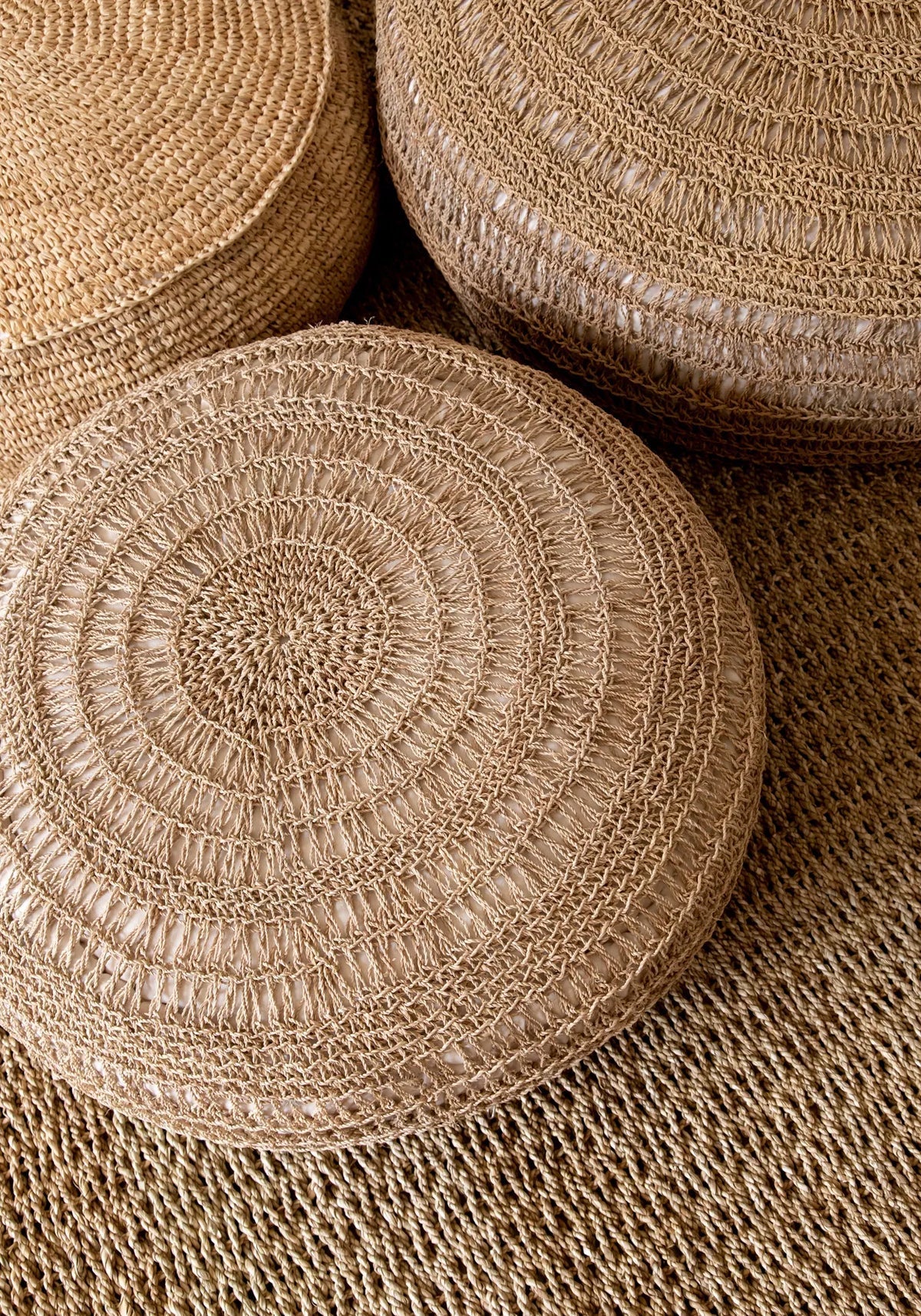 The Sea grass Pouf - Round - 60 - Balinaya