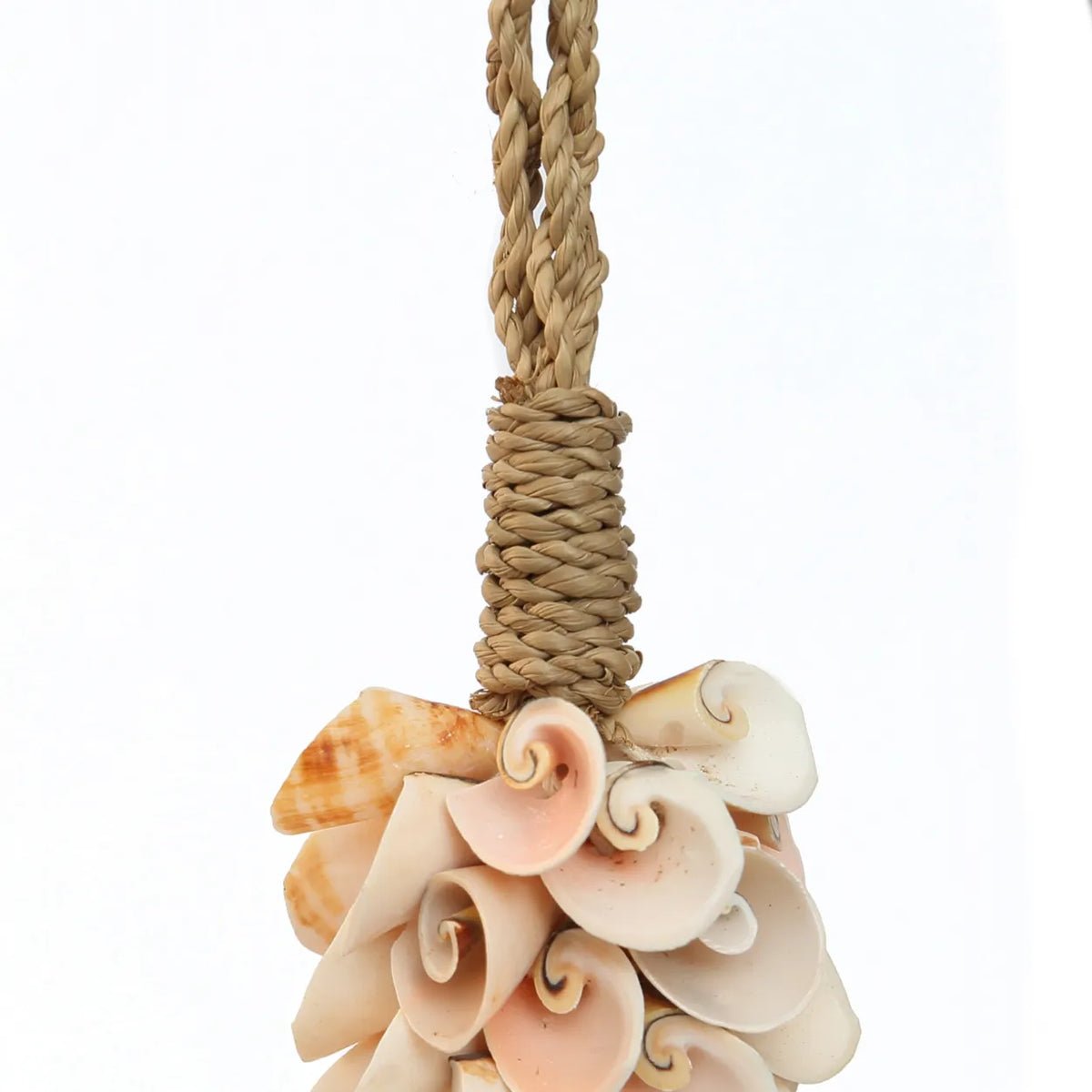 The Shell & Cotton Hanging Decoration - Pink - Balinaya