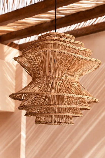 The "Shiitake" Pendant Lamp - Natural - L - Balinaya