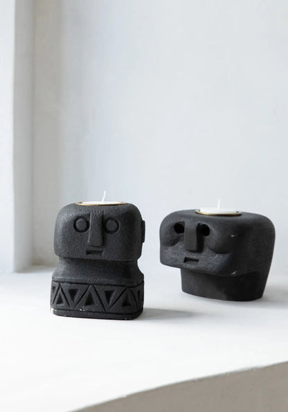 The "Sumba" Image #26 Candle Holder - Black - Balinaya