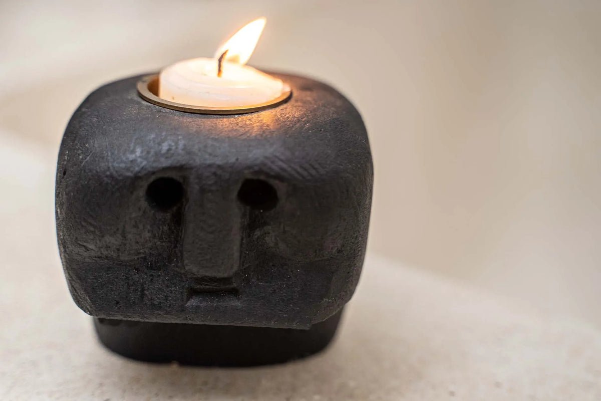 The "Sumba" Image #27 Candle Holder - Black - Balinaya