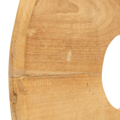 The Teak Disc on Stand - L - Balinaya