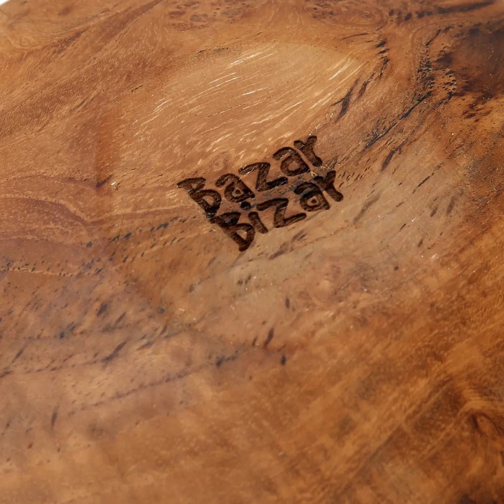 The Teak Root Round Plate - XL - Balinaya