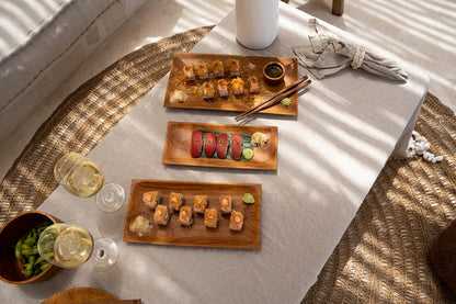 The Teak Root Sushi Plate - S - Balinaya