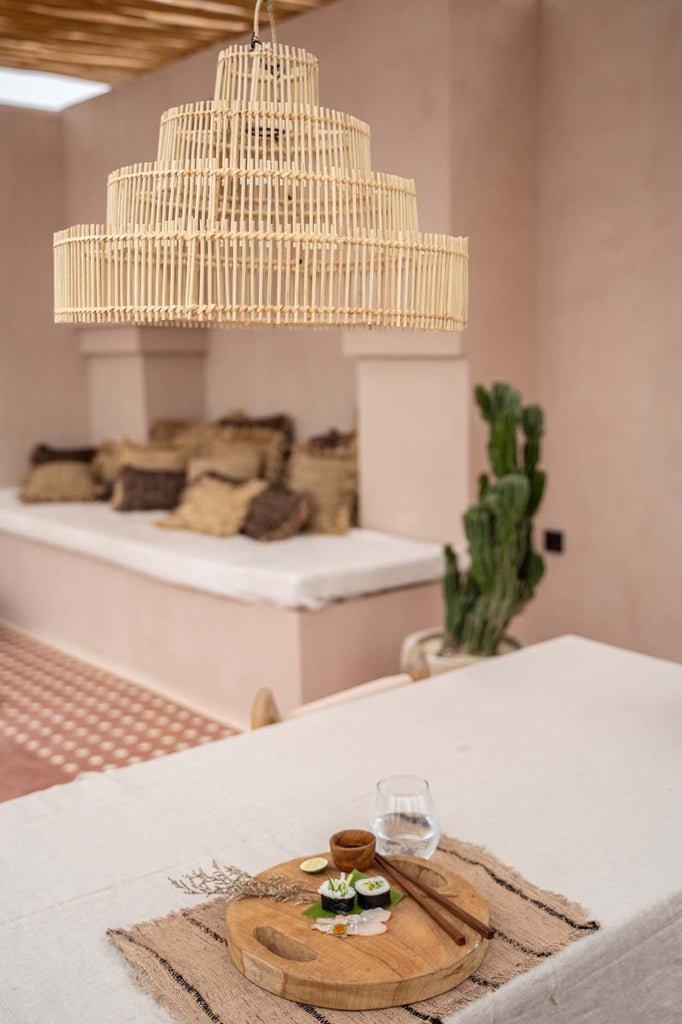 The Wedding Cake Pendant Lamp - Natural - M - Balinaya