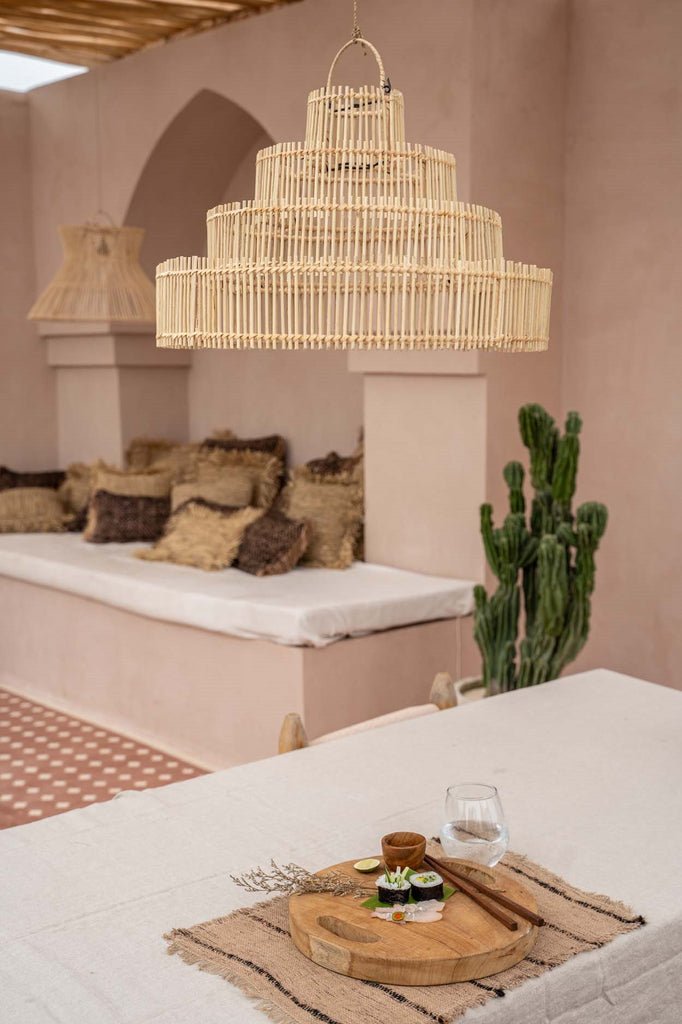 The Wedding Cake Pendant Lamp - Natural - M - Balinaya