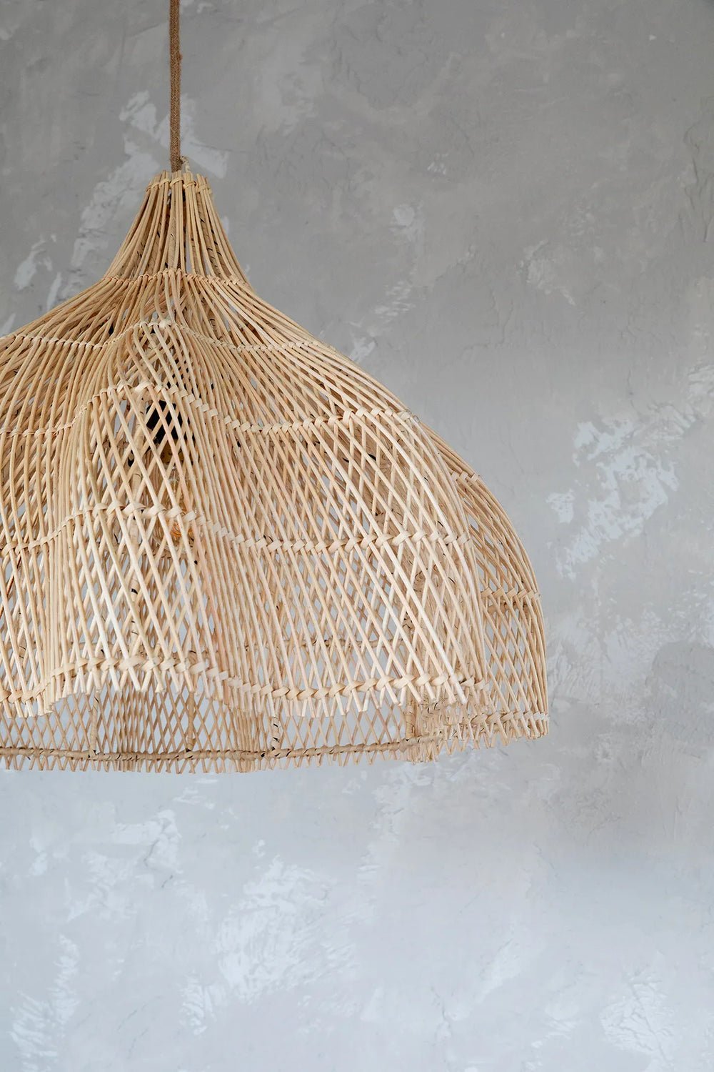 The Whipped Pendant Lamp - Natural - M - Balinaya