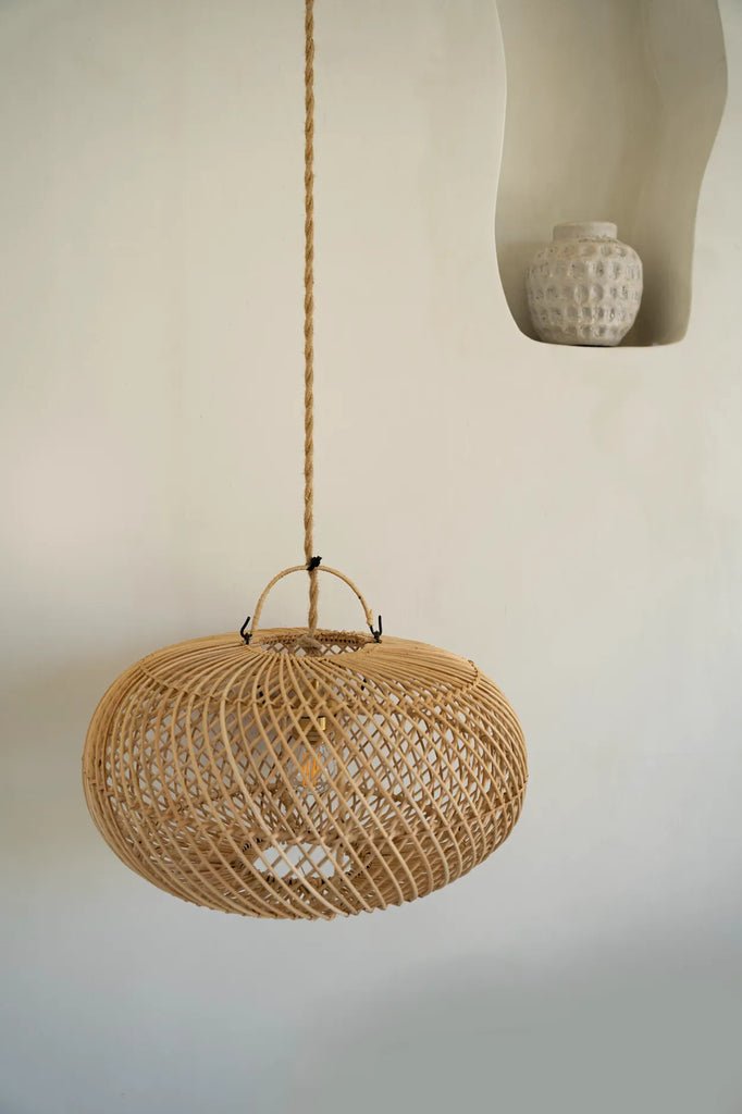 The "Wholly" Pendant Lamp - Natural - S - Balinaya