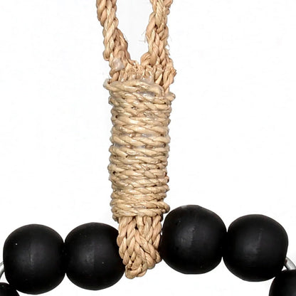 The Wooden Cross Hanging Decoration - Black - Balinaya